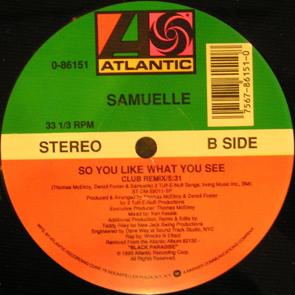 Samuelle Prater : So You Like What You See (12")