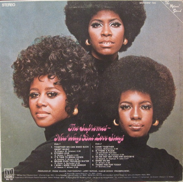 The Supremes : New Ways But Love Stays (LP, Album)