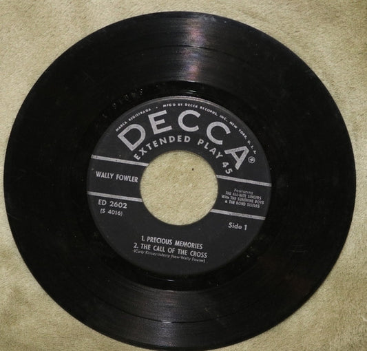 Wally Fowler : Call Of The Cross (7", EP)