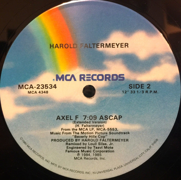 Patti LaBelle / Harold Faltermeyer : New Attitude / Axel F (12", Glo)