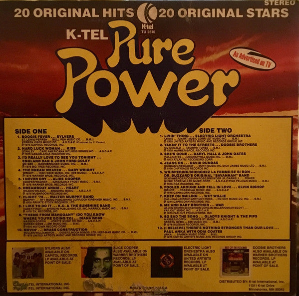 Various : Pure Power (LP, Comp)