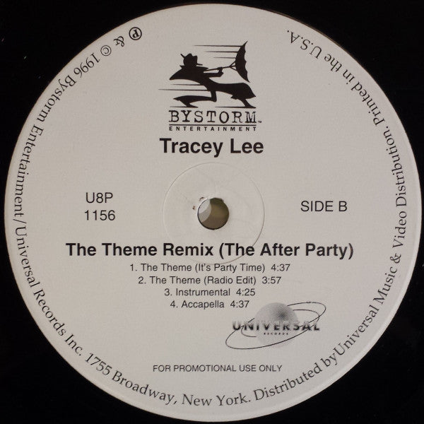 Tracey Lee : The Theme (The After Party Remix) (12", Promo)