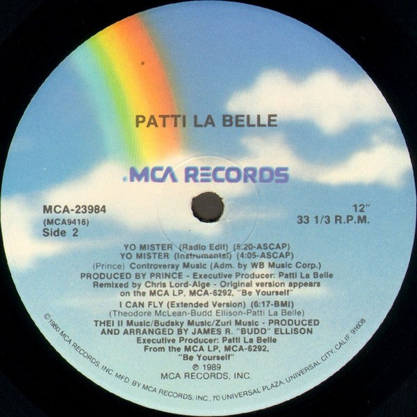 Patti LaBelle : Yo Mister (12", Single)