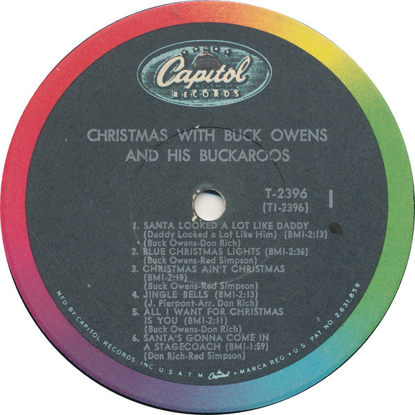 Buck Owens And His Buckaroos : Christmas With Buck Owens And His Buckaroos (LP, Album, Mono, Scr)