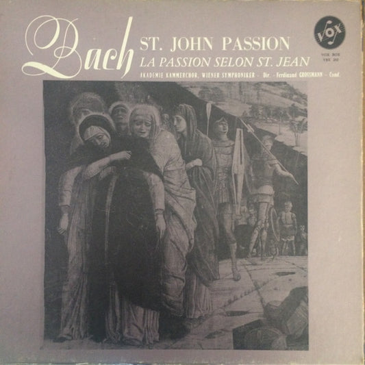 Johann Sebastian Bach : St. John Passion (3xLP + Box)