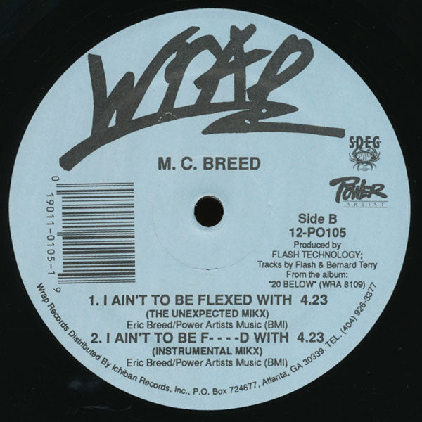 MC Breed : I Ain't To Be Flexed With (12")