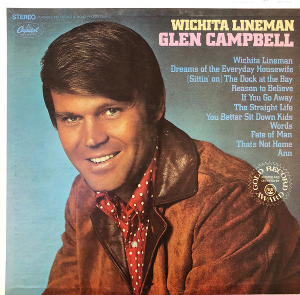 Glen Campbell : Wichita Lineman (LP, Album, RE, Jac)