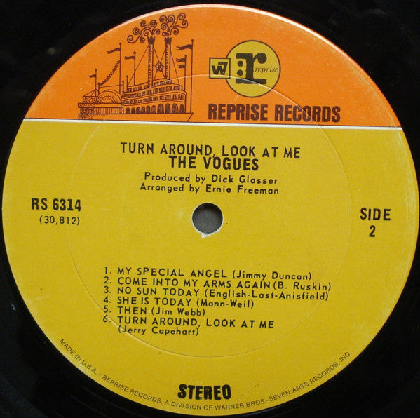 The Vogues : Turn Around, Look At Me (LP, Album, Ter)
