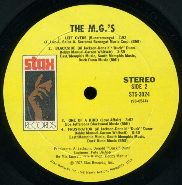 The M.G.'s : The MG's (LP, Album, Mon)