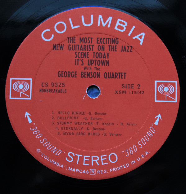 The George Benson Quartet : It's Uptown (LP, Album)