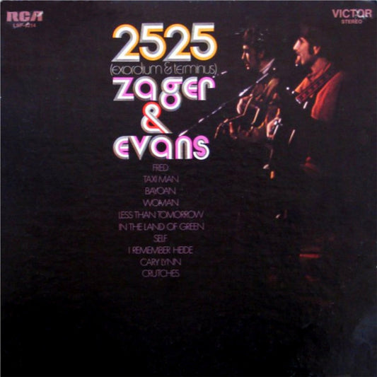 Zager & Evans : 2525 (Exordium & Terminus) (LP, Album, Roc)