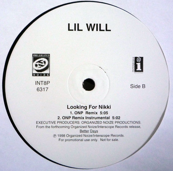 Lil' Will (3) : Looking For Nikki (12", Promo)