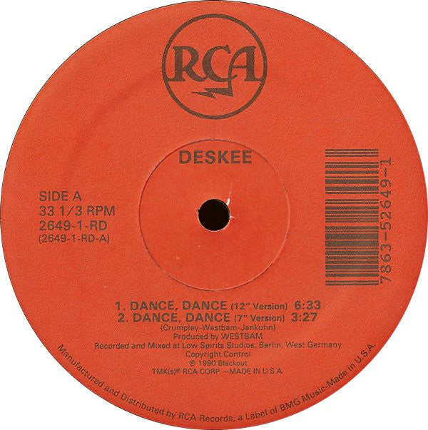 Deskee : Dance, Dance (12")