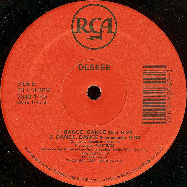 Deskee : Dance, Dance (12")