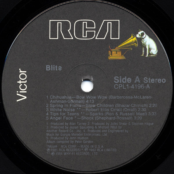 Various : Blitz (LP, Comp)