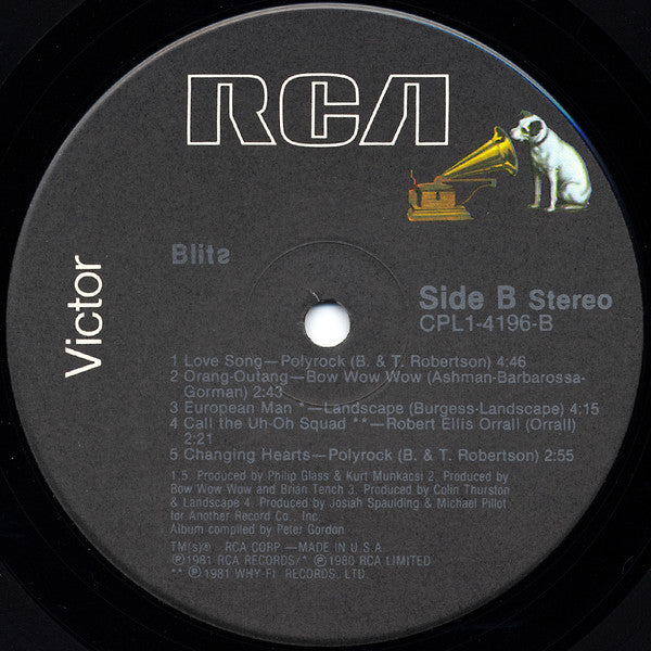 Various : Blitz (LP, Comp)