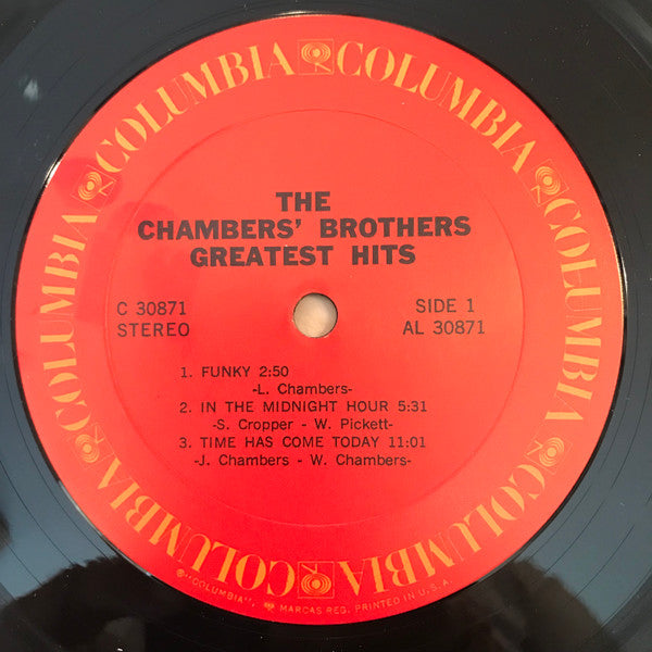 The Chambers Brothers : The Chambers Brothers' Greatest Hits (LP, Comp, Pit)