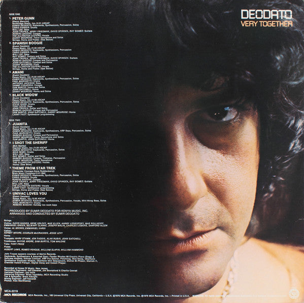 Deodato* : Very Together (LP, Album, Glo)