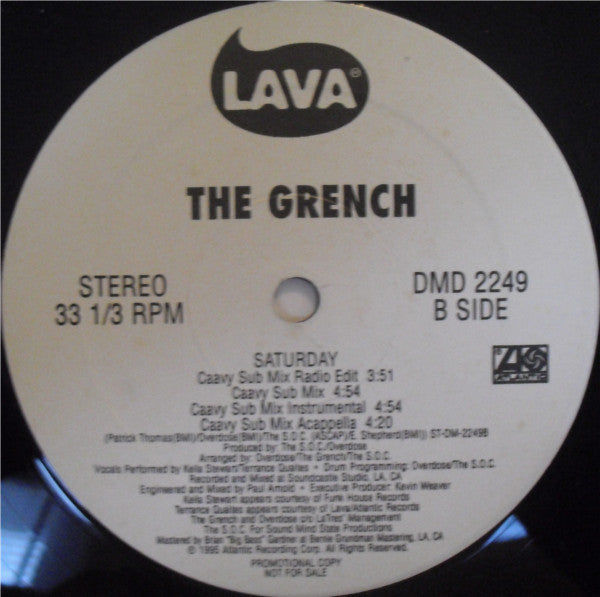 The Grench : Saturday (12", Promo)