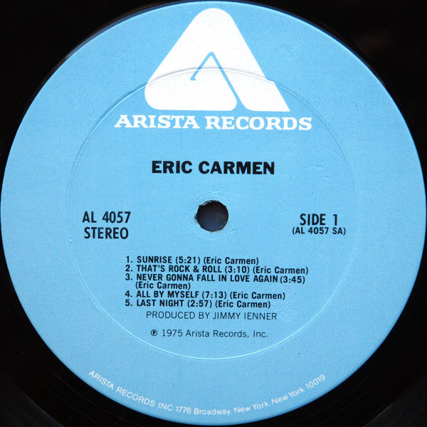 Eric Carmen : Eric Carmen (LP, Album, Ter)