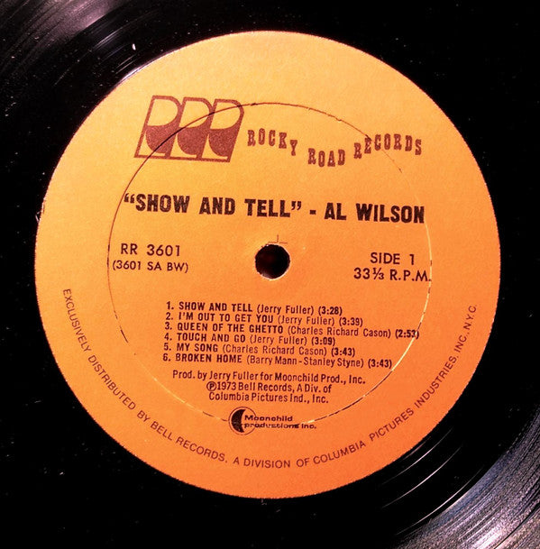 Al Wilson : Show And Tell (LP, Album, Bes)