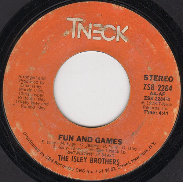 The Isley Brothers : Winner Takes All (7", Single, Ter)