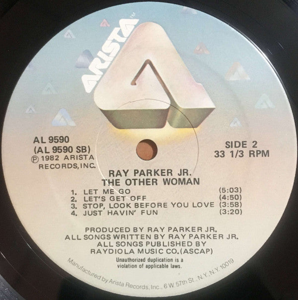 Ray Parker Jr. : The Other Woman (LP, Album, Hub)