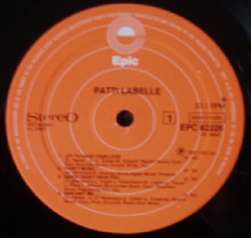 Patti LaBelle : Patti LaBelle (LP, Album)