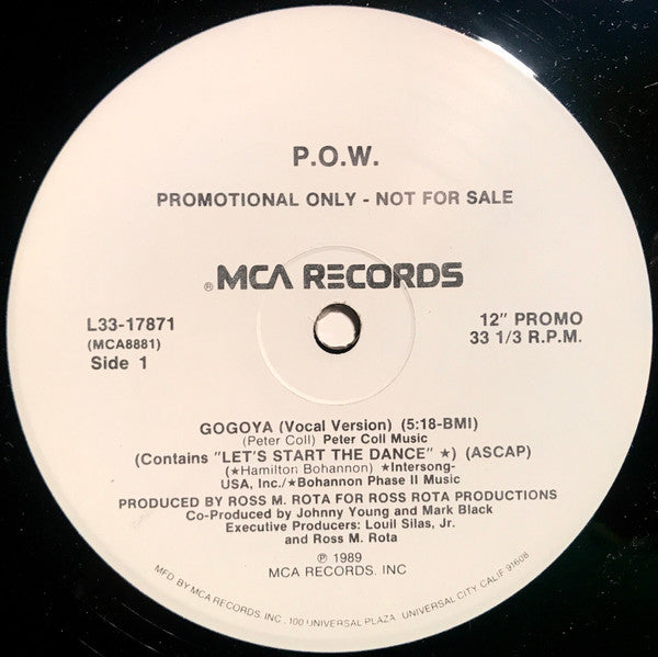 P.O.W. : Gogoya (12", Single, Promo)