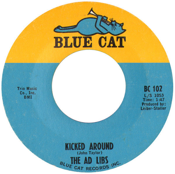 The Ad Libs : The Boy From New York City / Kicked Around (7", Single, Styrene)