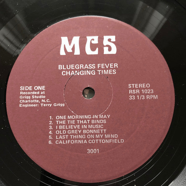 Bluegrass Fever : Changing Times (LP)