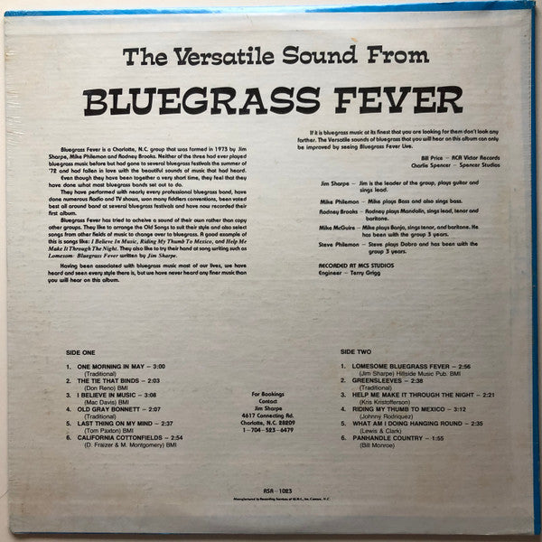 Bluegrass Fever : Changing Times (LP)
