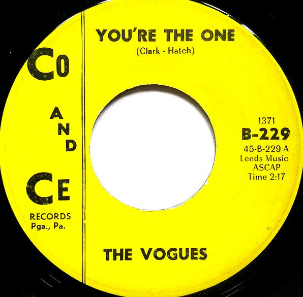 The Vogues : You're The One / Some Words (7", Single)