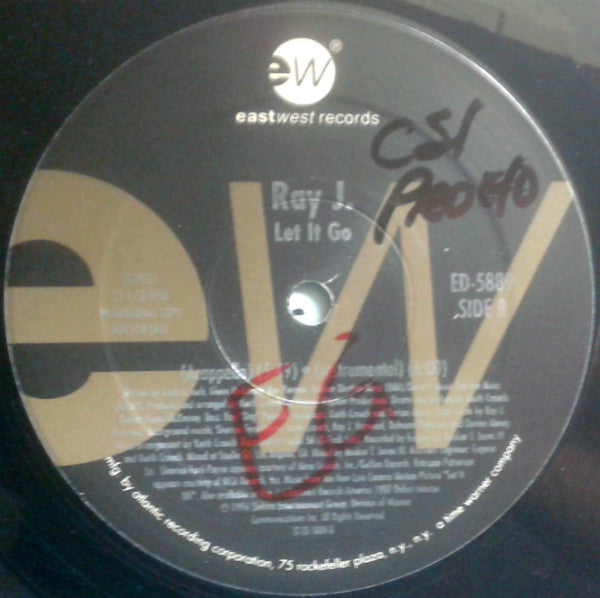 Ray J : Let It Go (12", Promo)