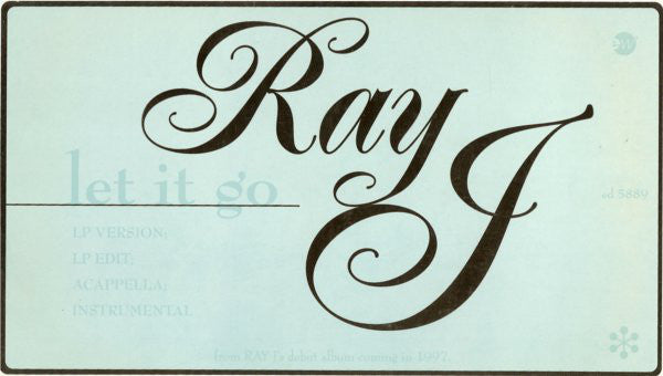 Ray J : Let It Go (12", Promo)