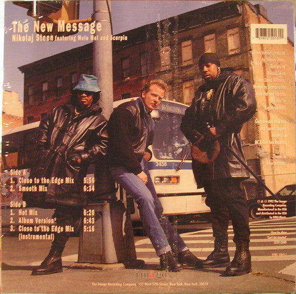 Nikolaj Steen Featuring Mele Mel* And Scorpio (3) : The New Message (12")