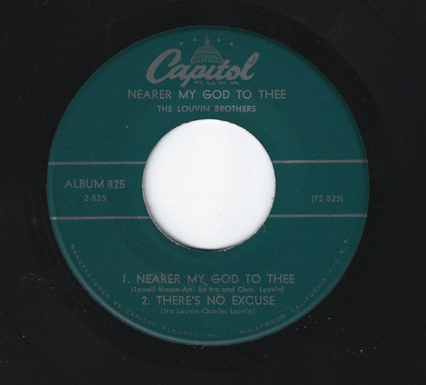 The Louvin Brothers : Nearer My God To Thee Part 2 (7", EP)