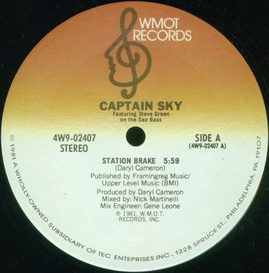 Captain Sky : Station Brake (12")