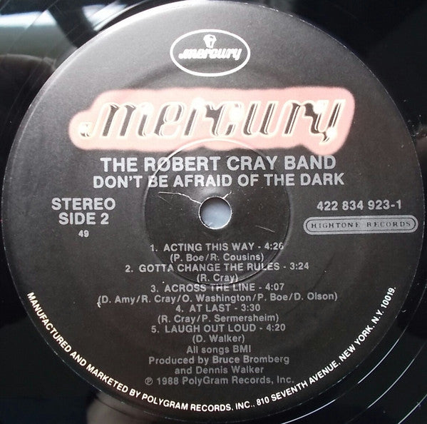 The Robert Cray Band : Don't Be Afraid Of The Dark (LP, Album, Spe)