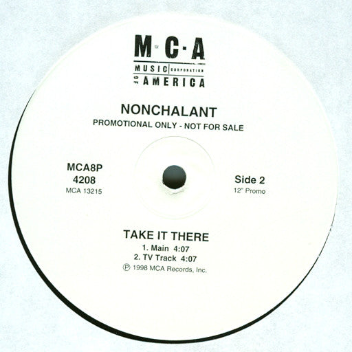 Nonchalant : Take It There (12", Promo)