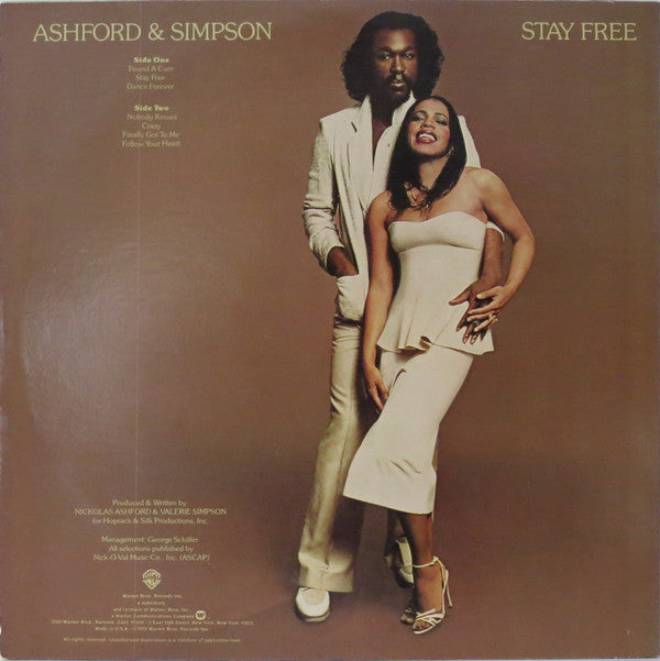 Ashford & Simpson : Stay Free (LP, Album, Jac)