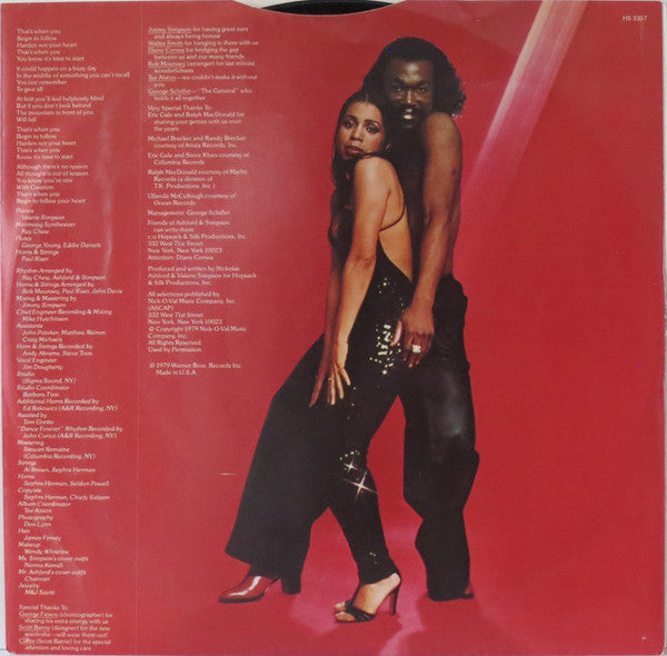 Ashford & Simpson : Stay Free (LP, Album, Jac)