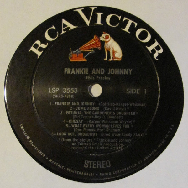 Elvis Presley : Frankie And Johnny (LP, Roc)