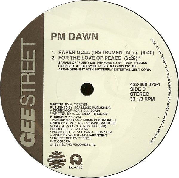 P.M. Dawn : Paper Doll (12")