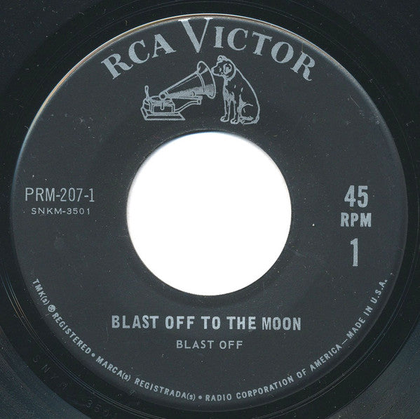 Unknown Artist : Blast-Off To The Moon (7", Box)