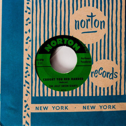 The Jolly Green Giants : Busy Body / Caught You Red Handed (7", Single, RE)