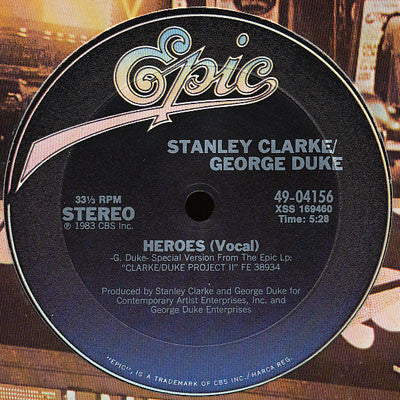 Stanley Clarke/George Duke : Heroes (12")