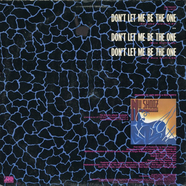 Nu Shooz : Don't Let Me Be The One (12", Maxi)