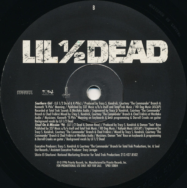 Lil' 1/2 Dead : Southern Girl (12", Promo)