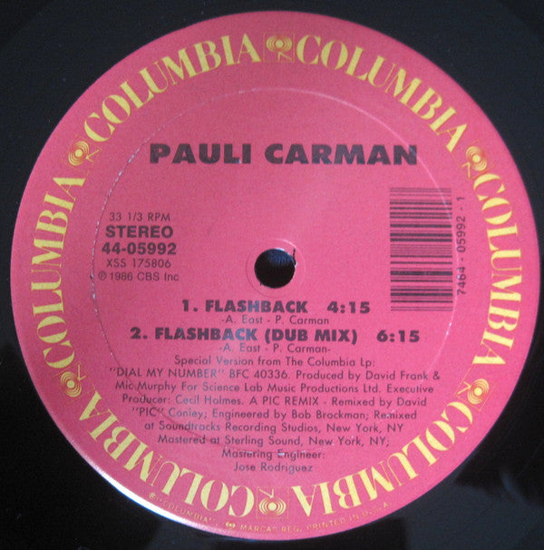 Pauli Carman : Flashback (12")